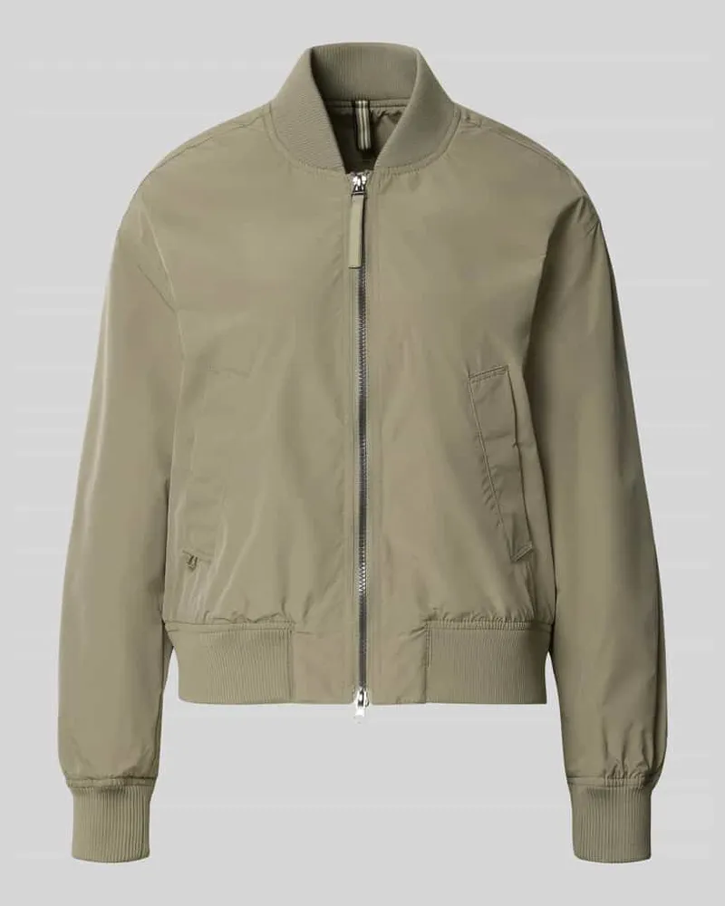 Camel Active Regular Fit Jacke mit Stehkragen Khaki