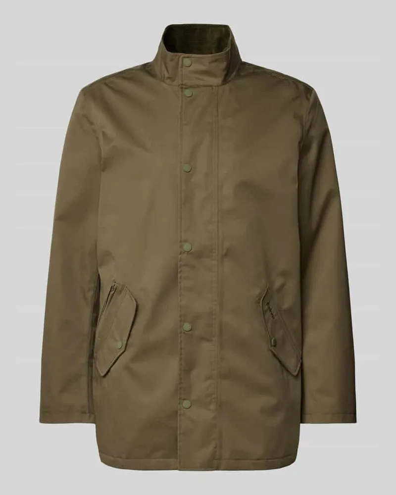 Barbour Jacke mit Pattentaschen Modell 'City Celsea Oliv