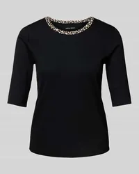 Marc Cain T-Shirt mit 1/2-Ärmel Black