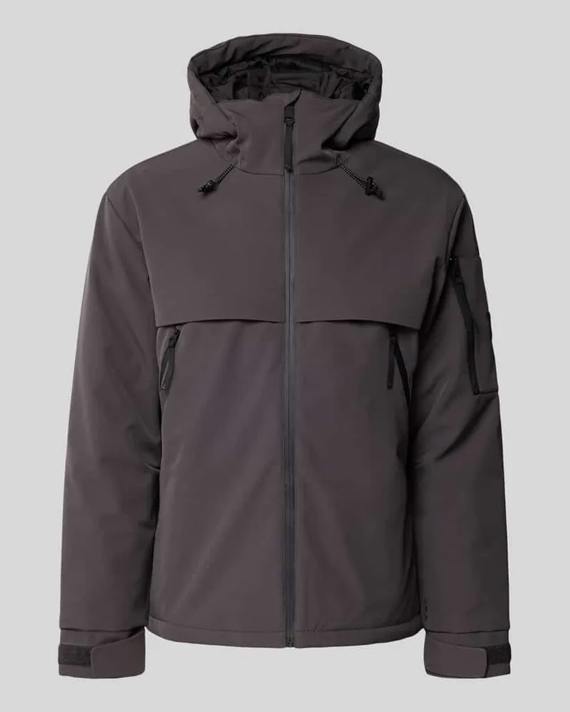 Luhta Jacke mit Kapuze Modell 'HUKKALA Anthrazit