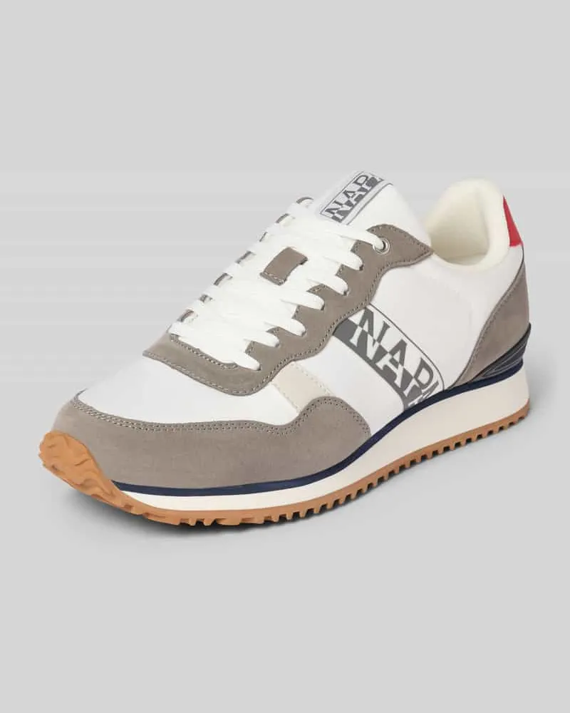 Napapijri Sneaker mit Label-Details Modell 'COSMOS Weiss