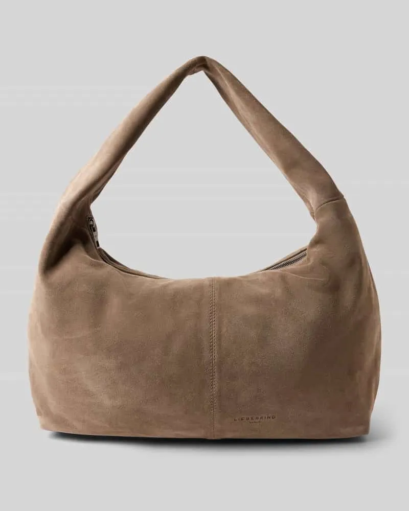 Liebeskind Hand Bag aus echtem Veloursleder Modell 'Bo Taupe