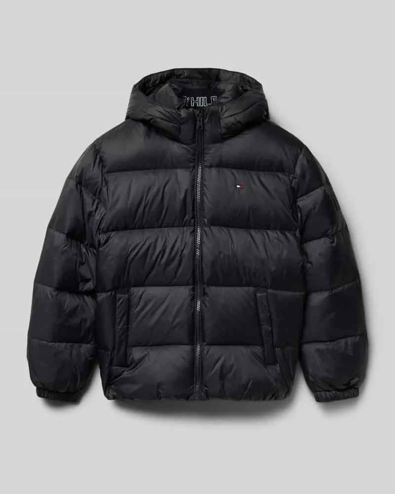 Tommy Hilfiger Regular Fit Daunenjacke mit Steppnähten Black