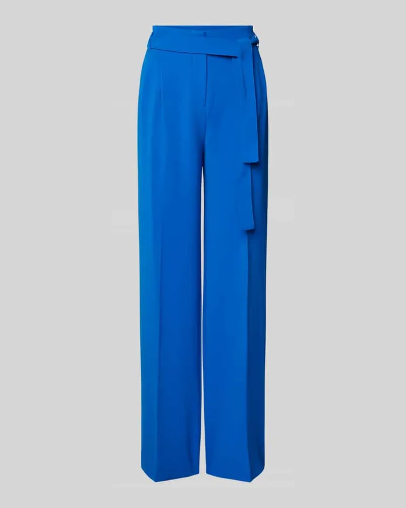 HUGO BOSS Straight Leg Stoffhose mit Bindegürtel Modell 'Tapiana Royal