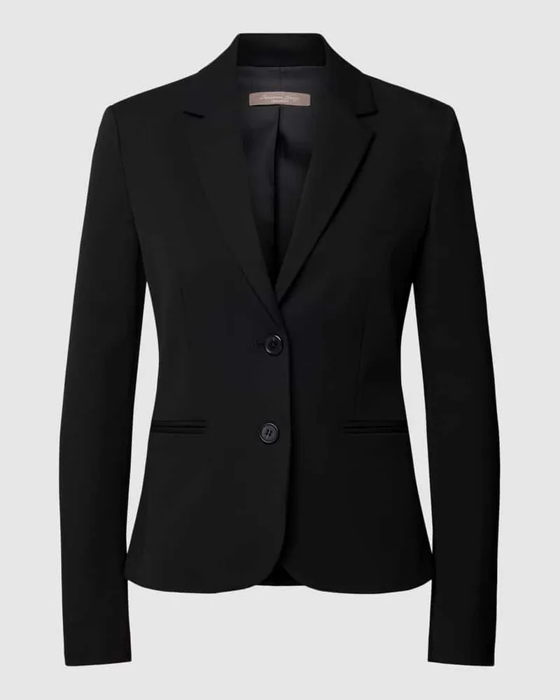 Christian Berg Blazer mit Paspeltaschen Black