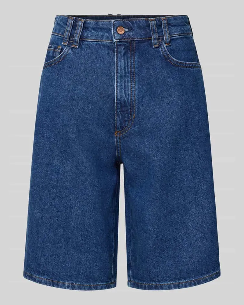 Marc O'Polo Regular Fit Jeansbermudas im 5-Pocket-Design Jeansblau