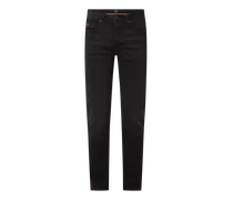 Tapered Fit Jeans mit Stretch-Anteil Modell 'Taber