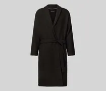 Regular Fit Bademantel aus reiner Baumwolle mit Waffelstruktur