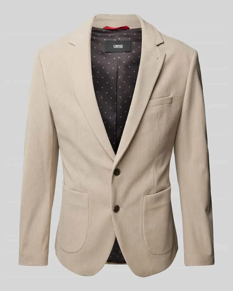 cinque Cordsakko mit aufgesetzten Taschen Modell 'DATI Beige