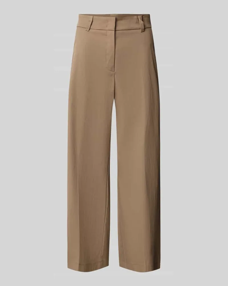 Cambio Regular Fit Chino aus Baumwoll-Mix Modell 'CALIFORNIA Taupe