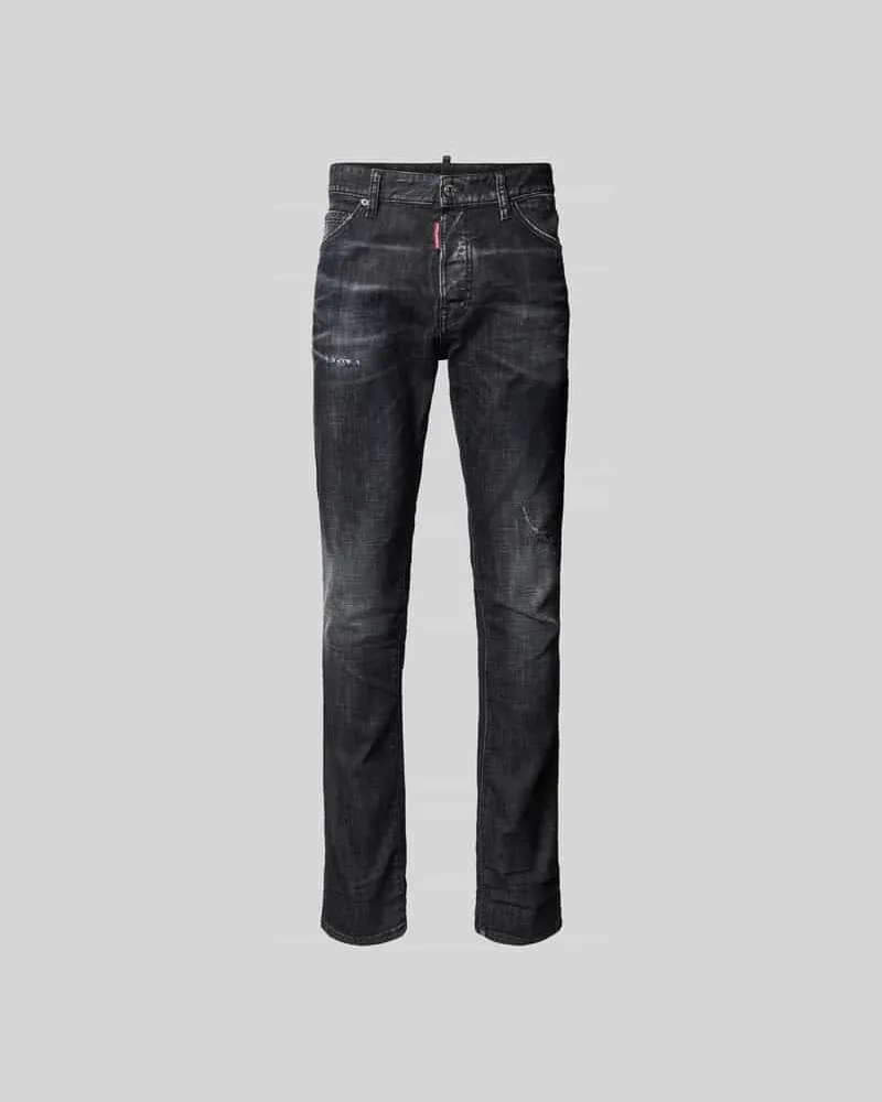 Dsquared2 Jeans mit 5-Pocket-Design Black