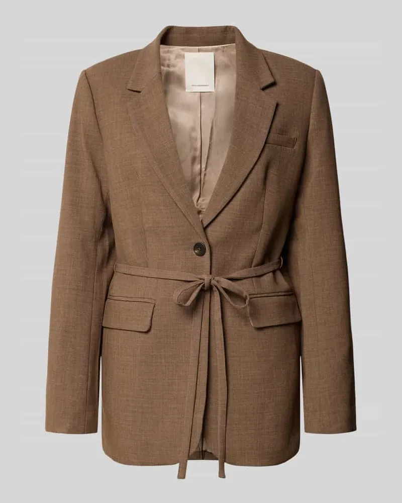 MOSS COPENHAGEN Blazer mit Viskose-Anteil Modell 'Darina Taupe