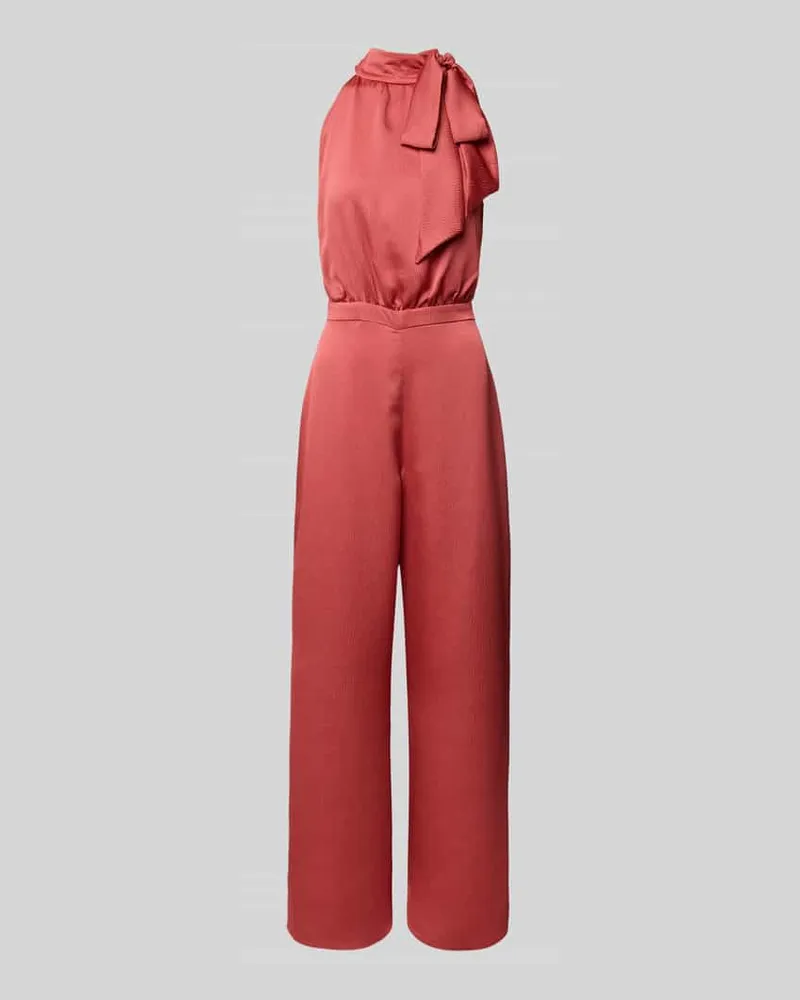 Swing Jumpsuit mit Stehkragen Altrosa