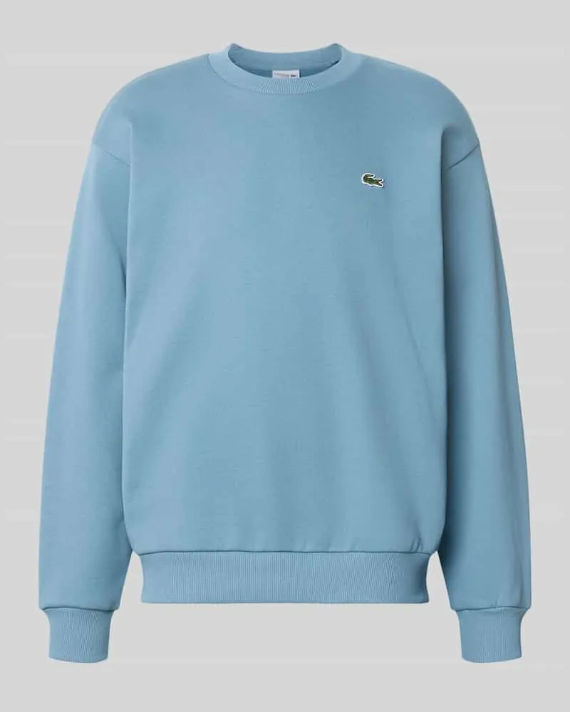 Lacoste Regular Fit Sweatshirt aus Baumwoll-Mix Rauchblau