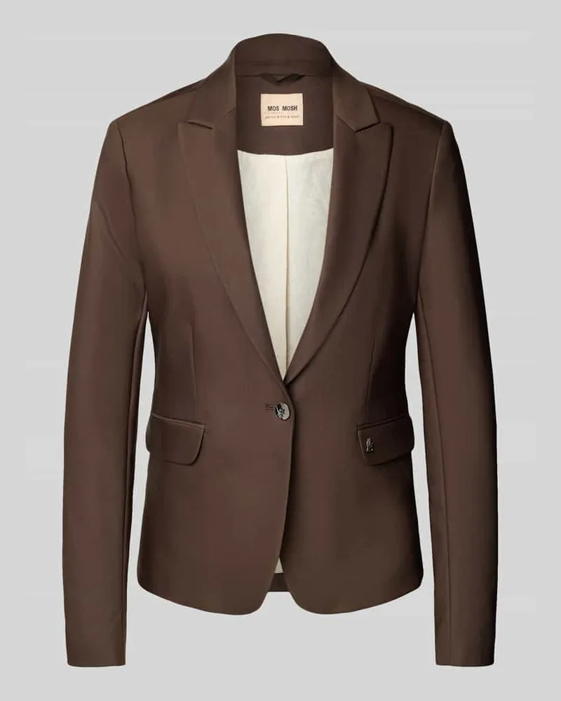 Mos Mosh Blazer mit Pattentaschen Modell 'Blake Schoko