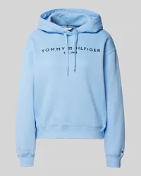 Tommy Hilfiger Hoodie mit Kapuze Hellblau