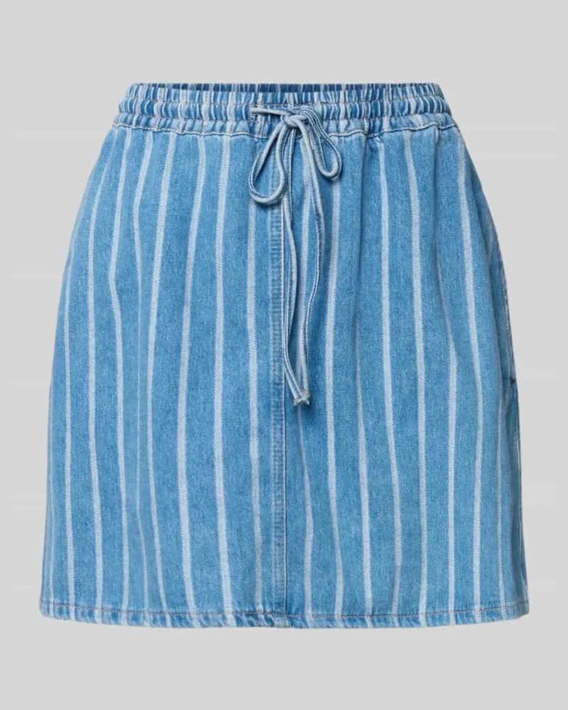 Marc O'Polo Regular Fit Mini-Rock aus reiner Baumwolle Jeansblau