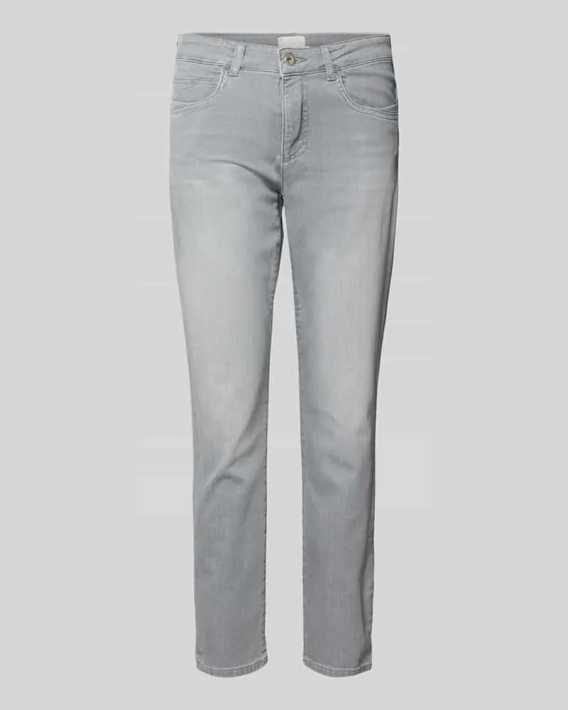 Brax Slim Fit Jeans aus Baumwoll-Mix Modell 'SHAKIRA Hellgrau
