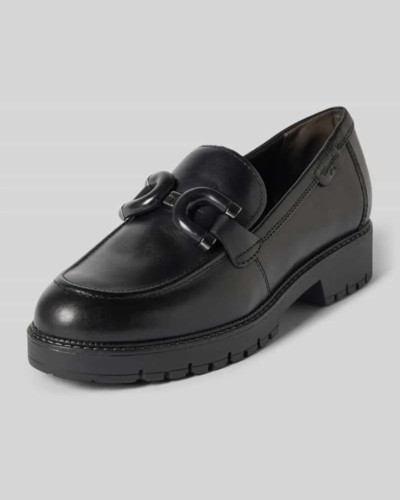 Tamaris Loafer aus echtem Rindsleder Black