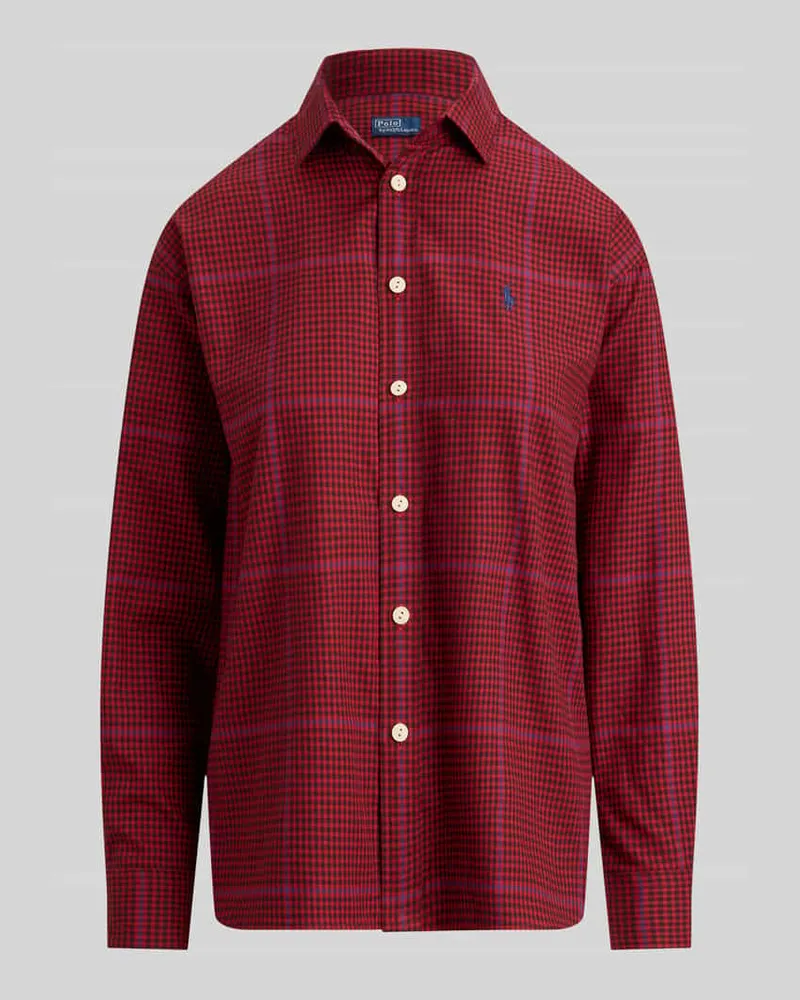 Ralph Lauren Regular Fit Freizeithemd aus reiner Baumwolle Rot
