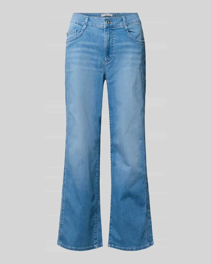 Brax Regular Fit Culotte aus Baumwoll-Mix Hellblau