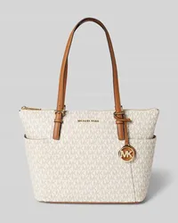 Michael Kors Handtasche mit Label-Details Modell 'JET SET Ecru