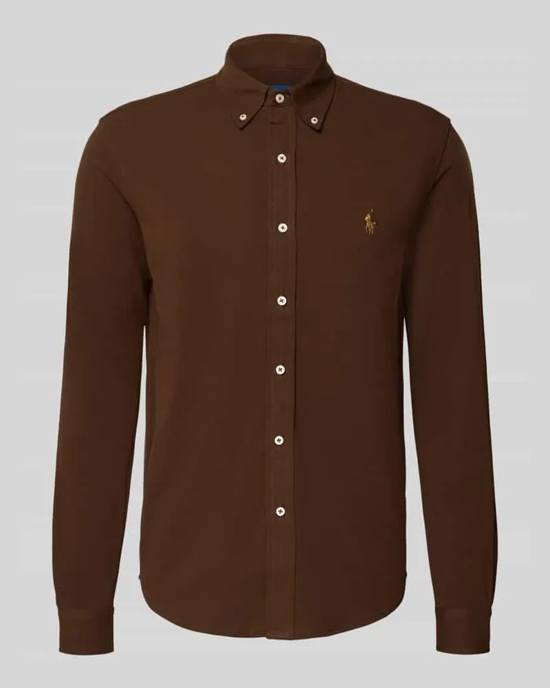 Ralph Lauren Freizeithemd mit Knopfleiste Rostrot