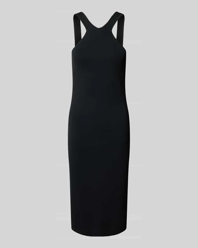 Ralph Lauren Knielanges Kleid aus Viskose-Mix Modell 'PAITMAN Black