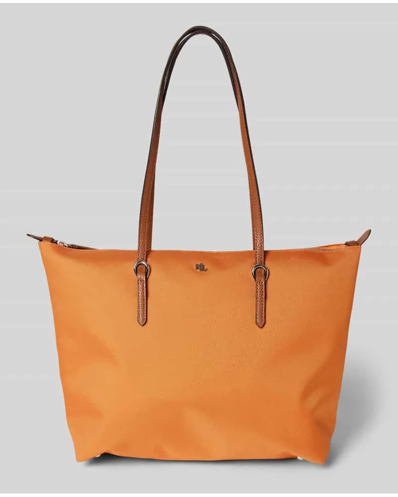 Ralph Lauren Handtasche mit Label-Applikation Modell 'KEATON Orange