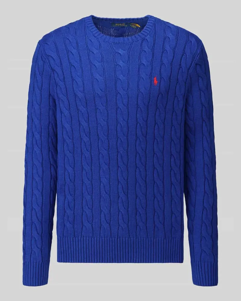 Ralph Lauren Pullover mit Logo-Stitching Royal