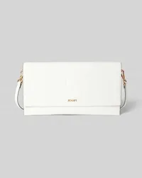 JOOP! Clutch mit Label-Applikation Offwhite