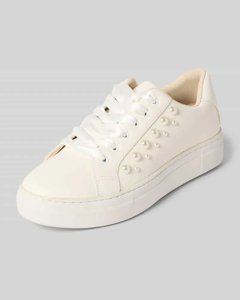 Rainbow Club Sneaker mit Perlen Modell 'Aphaea Pearl Offwhite