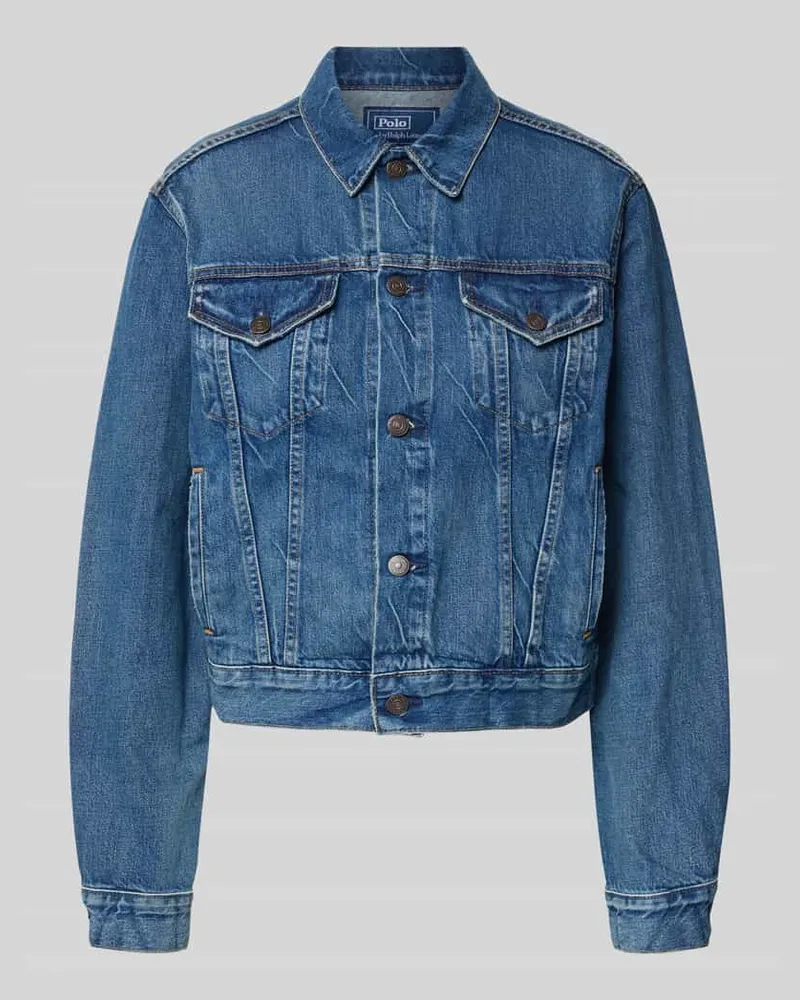 Ralph Lauren Jeansjacke mit Brusttaschen Jeansblau