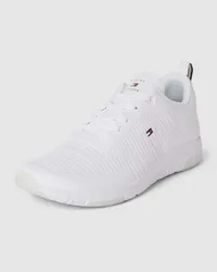 Tommy Hilfiger Sneaker mit Label-Stitching Weiss