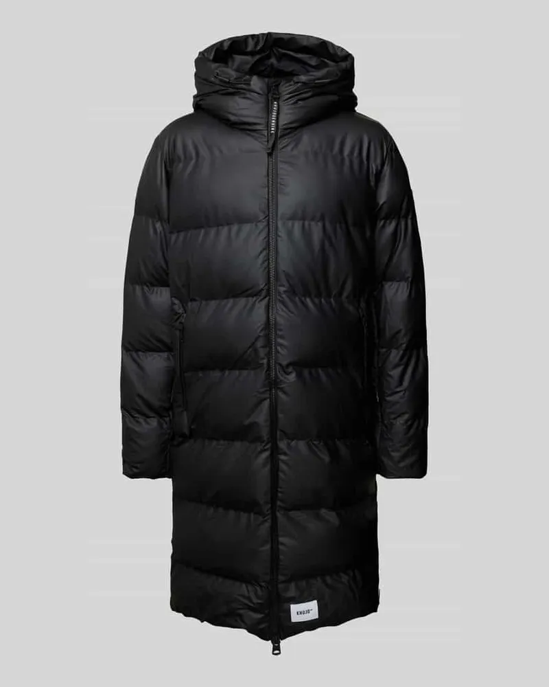 khujo Steppjacke mit Label-Patch Modell 'EARL Black