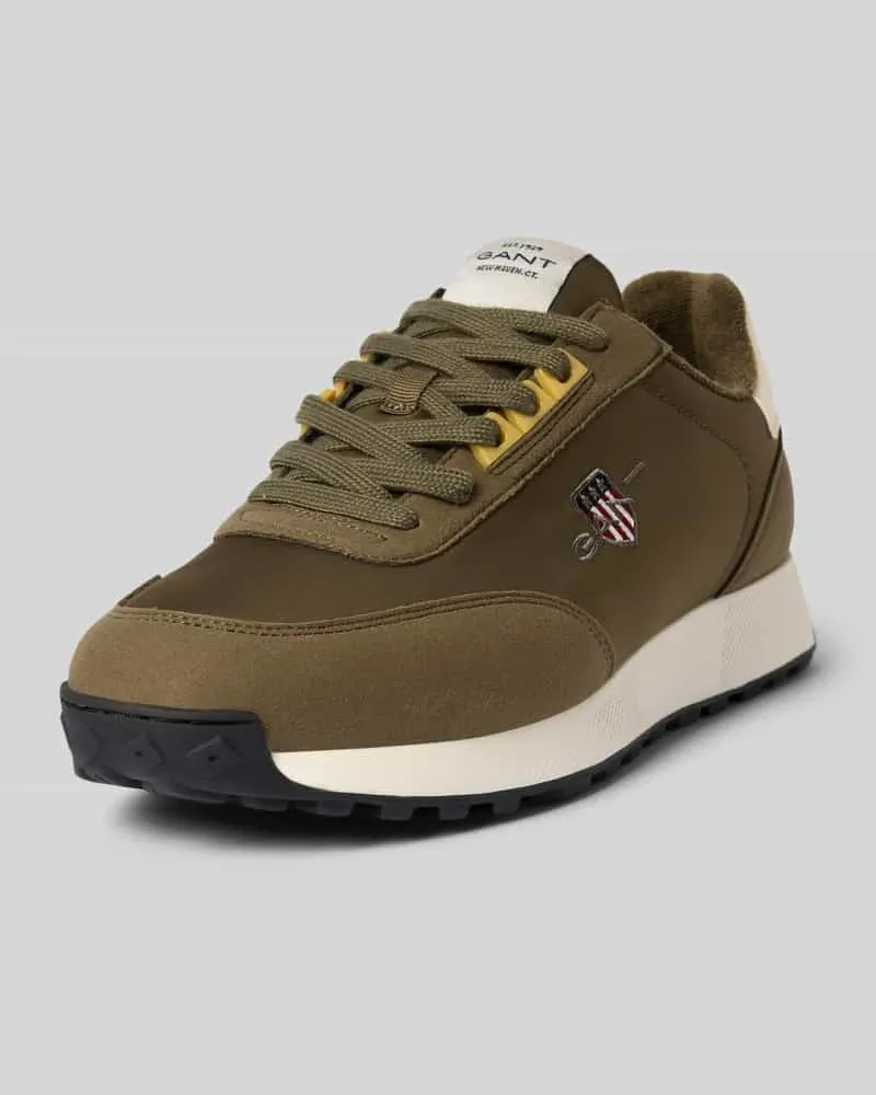 Gant Sneaker mit Label-Stitching Modell 'Garold Oliv