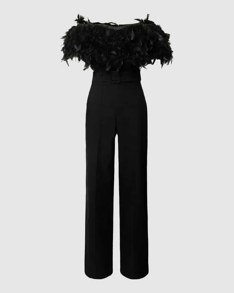 Lipsy  Jumpsuit mit fixierten Bügelfalten Black