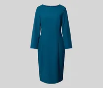 Knielanges Kleid mit 3/4-Arm