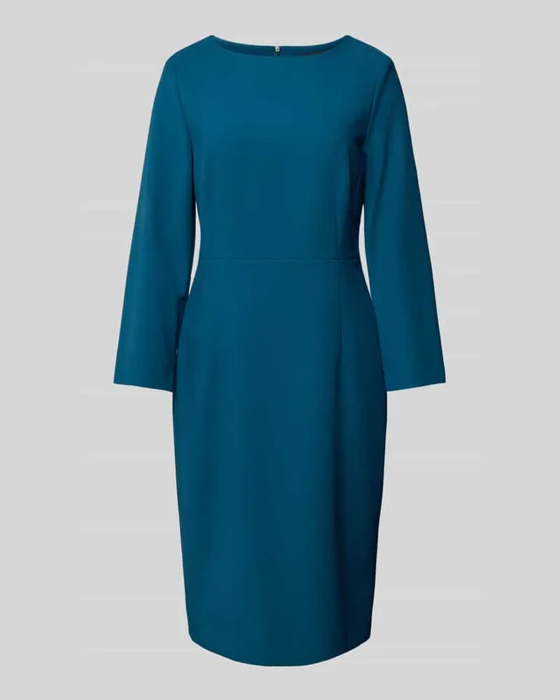 windsor. Knielanges Kleid mit 3/4-Arm Petrol