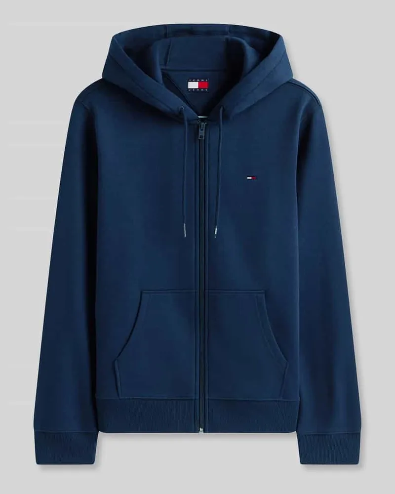 Tommy Hilfiger Regular Fit Sweatjacke aus Baumwoll-Mix Marine