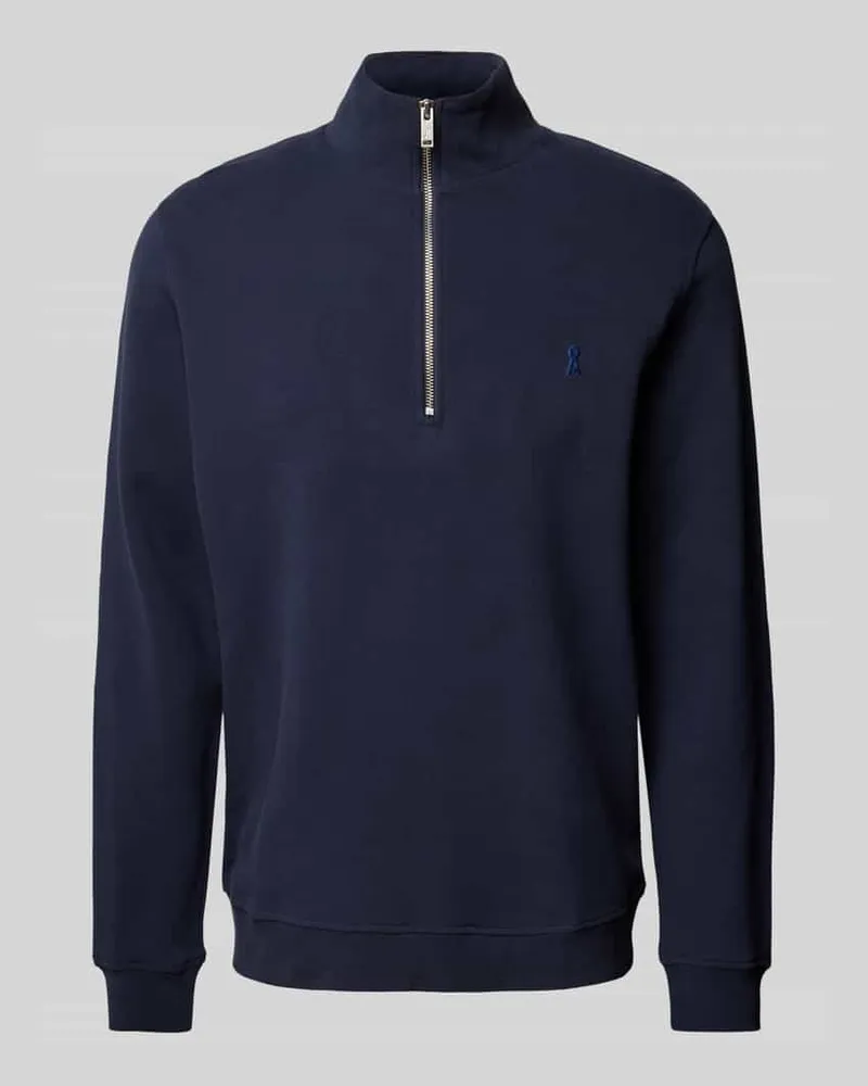 Armedangels Sweatshirt mit Label-Stitching Modell 'WAARLO Marine
