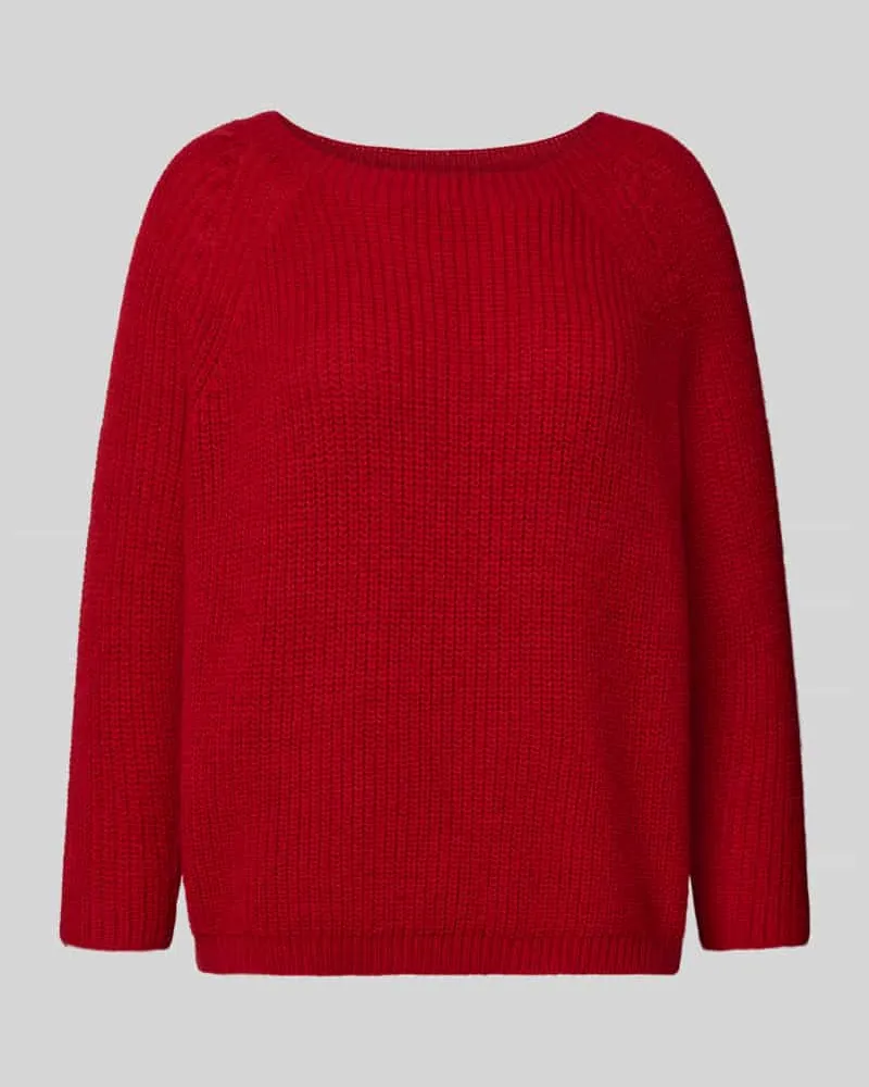Max Mara Regular Fit Strickpullover mit Woll-Anteil Modell 'XENO Rot