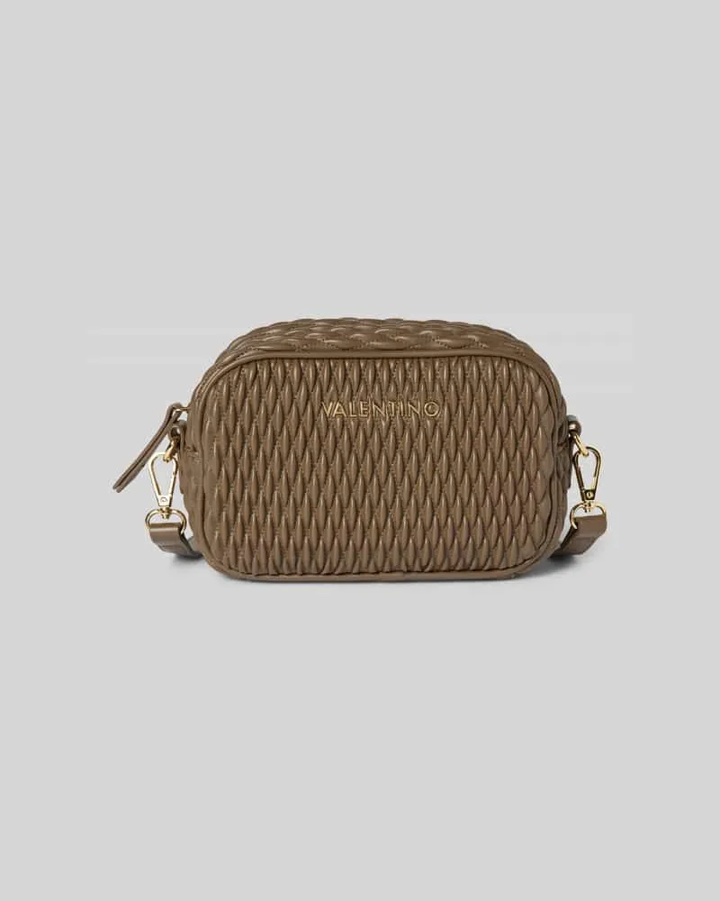 Valentino Bags Crossbody Bag mit Label-Applikation Taupe
