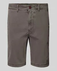 Superdry. Regular Fit Chinoshorts mit seitlichen Eingrifftaschen Mittelgrau