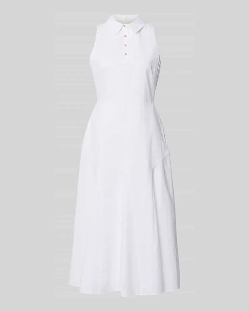 Ted Baker Midikleid mit Umlegekragen Modell 'Meeha Sand