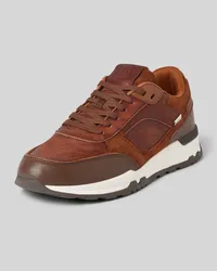 Marc O'Polo Sneaker mit Schnürung Modell 'Peter Cognac