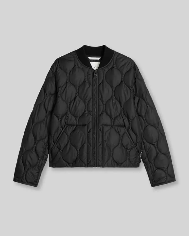 Marc O'Polo Relaxed Fit Bomberjacke mit gesteppter Struktur Black