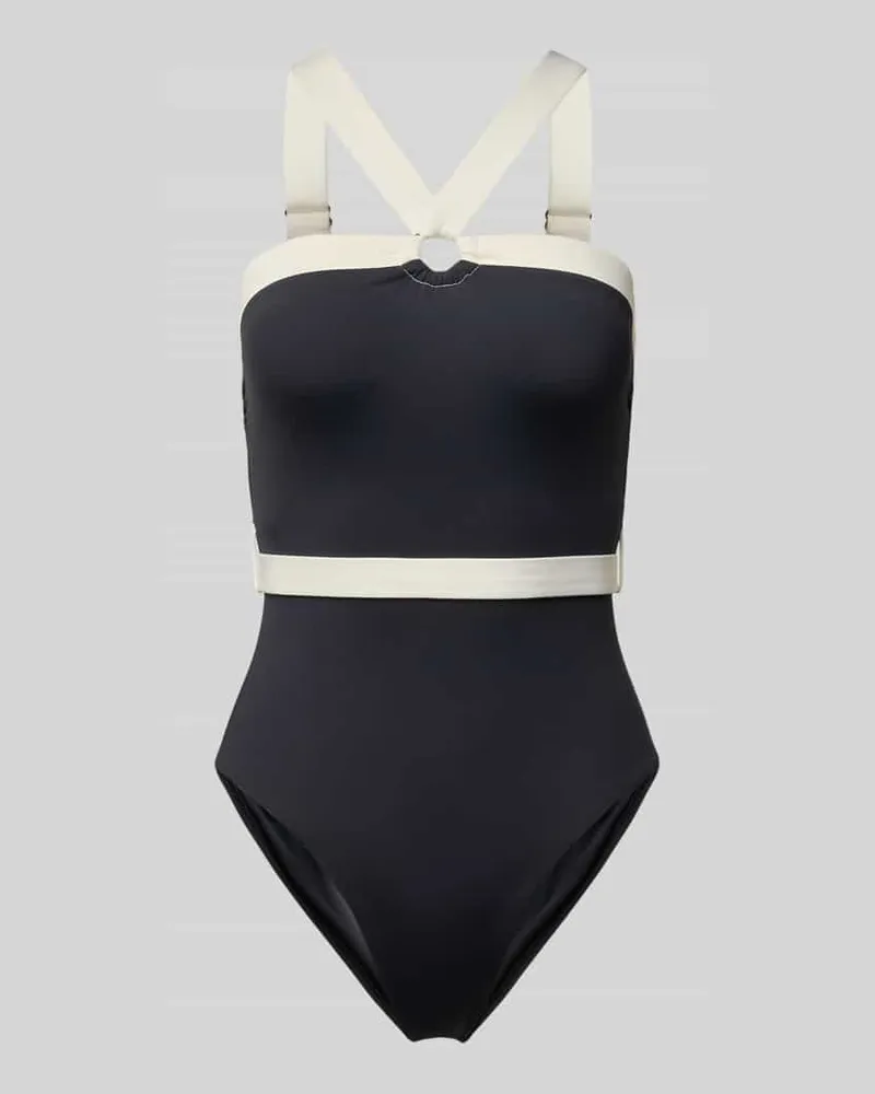 JOOP! Badeanzug mit breiten Trägern Modell 'Blanca Beach Black