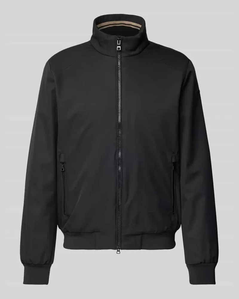 Geox Jacke mit Stehkragen Black
