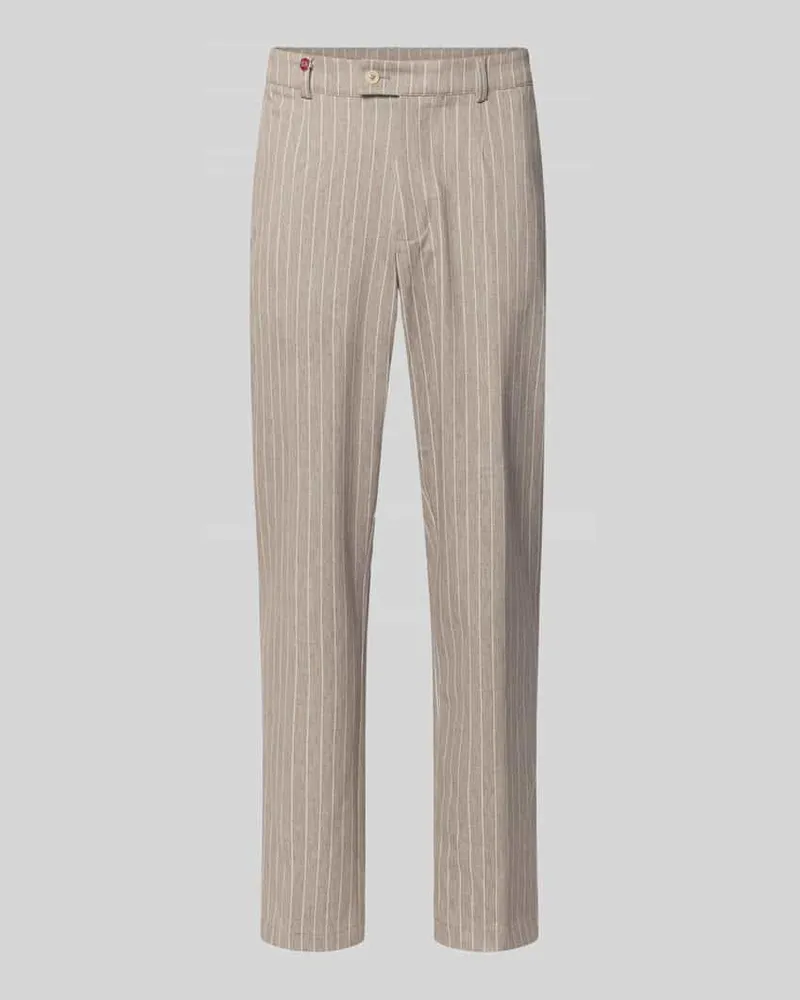CG Hose mit Label-Detail Modell 'Orlando Beige